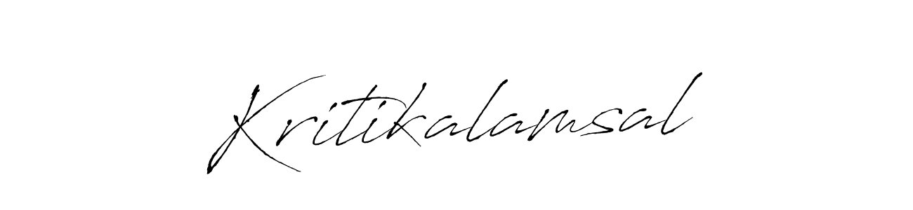 Similarly Antro_Vectra is the best handwritten signature design. Signature creator online .You can use it as an online autograph creator for name Kritikalamsal. Kritikalamsal signature style 6 images and pictures png