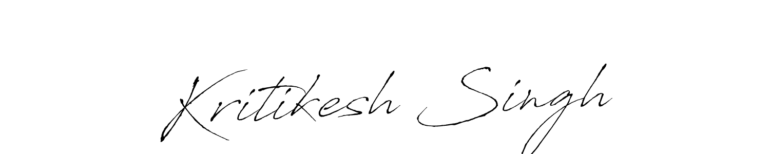 You should practise on your own different ways (Antro_Vectra) to write your name (Kritikesh Singh) in signature. don't let someone else do it for you. Kritikesh Singh signature style 6 images and pictures png