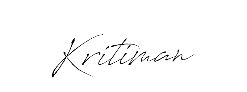 Make a beautiful signature design for name Kritiman. With this signature (Antro_Vectra) style, you can create a handwritten signature for free. Kritiman signature style 6 images and pictures png