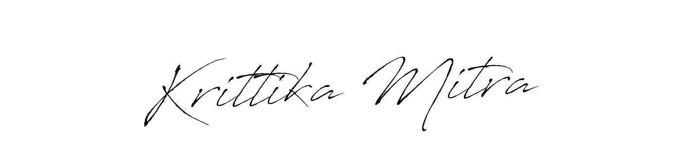 You should practise on your own different ways (Antro_Vectra) to write your name (Krittika Mitra) in signature. don't let someone else do it for you. Krittika Mitra signature style 6 images and pictures png