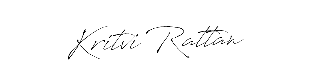 Also we have Kritvi Rattan name is the best signature style. Create professional handwritten signature collection using Antro_Vectra autograph style. Kritvi Rattan signature style 6 images and pictures png