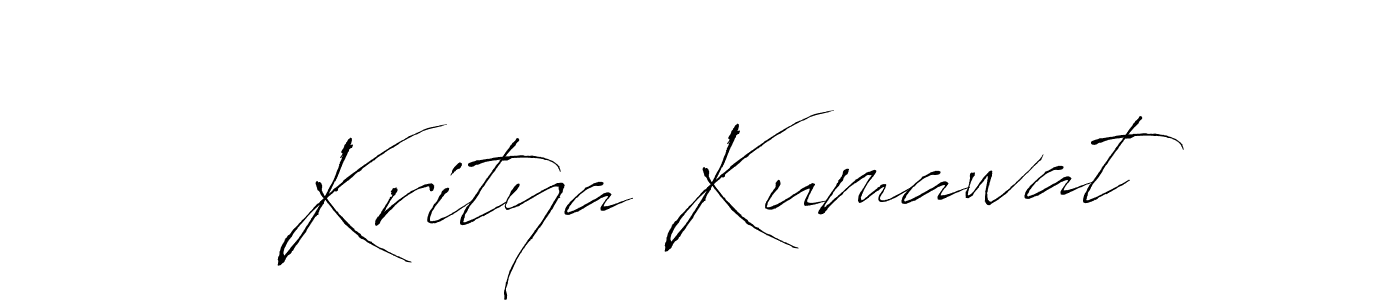It looks lik you need a new signature style for name Kritya Kumawat. Design unique handwritten (Antro_Vectra) signature with our free signature maker in just a few clicks. Kritya Kumawat signature style 6 images and pictures png