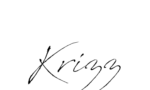 Krizz stylish signature style. Best Handwritten Sign (Antro_Vectra) for my name. Handwritten Signature Collection Ideas for my name Krizz. Krizz signature style 6 images and pictures png