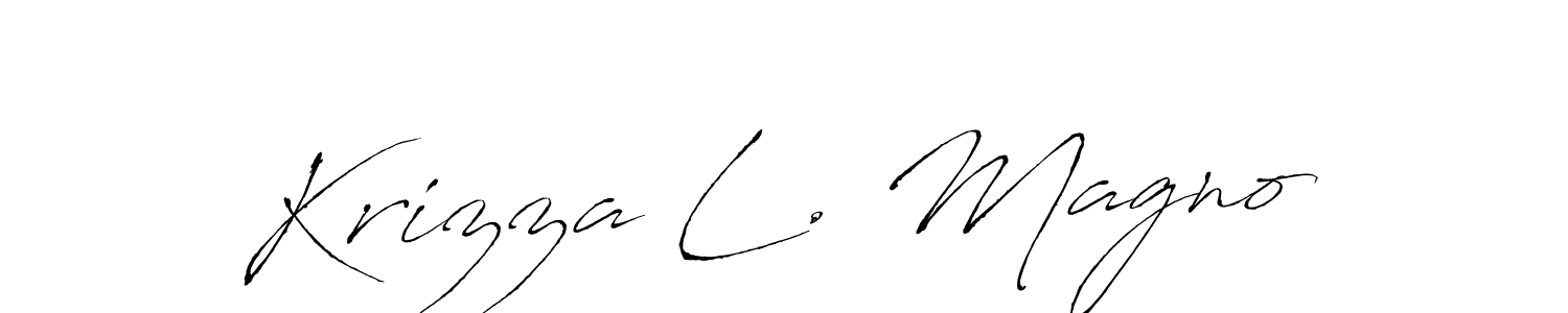 How to Draw Krizza L. Magno signature style? Antro_Vectra is a latest design signature styles for name Krizza L. Magno. Krizza L. Magno signature style 6 images and pictures png