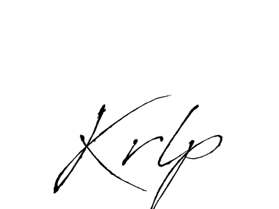 Also we have Krlp name is the best signature style. Create professional handwritten signature collection using Antro_Vectra autograph style. Krlp signature style 6 images and pictures png