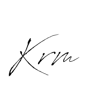 It looks lik you need a new signature style for name Krm. Design unique handwritten (Antro_Vectra) signature with our free signature maker in just a few clicks. Krm signature style 6 images and pictures png