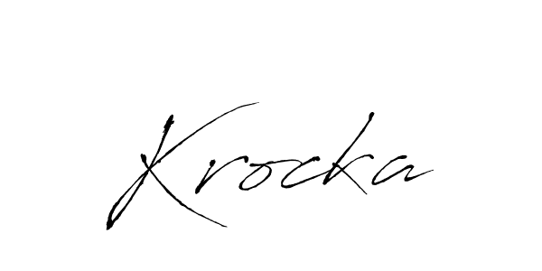 How to Draw Krocka signature style? Antro_Vectra is a latest design signature styles for name Krocka. Krocka signature style 6 images and pictures png