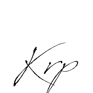 if you are searching for the best signature style for your name Krp. so please give up your signature search. here we have designed multiple signature styles  using Antro_Vectra. Krp signature style 6 images and pictures png