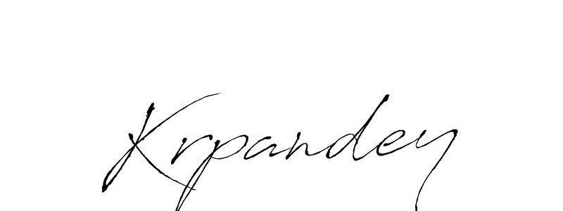 Create a beautiful signature design for name Krpandey. With this signature (Antro_Vectra) fonts, you can make a handwritten signature for free. Krpandey signature style 6 images and pictures png