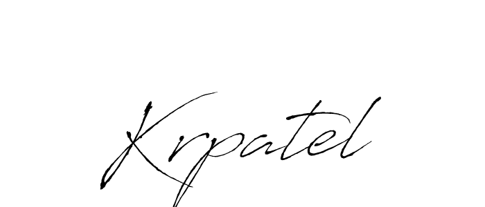 Best and Professional Signature Style for Krpatel. Antro_Vectra Best Signature Style Collection. Krpatel signature style 6 images and pictures png