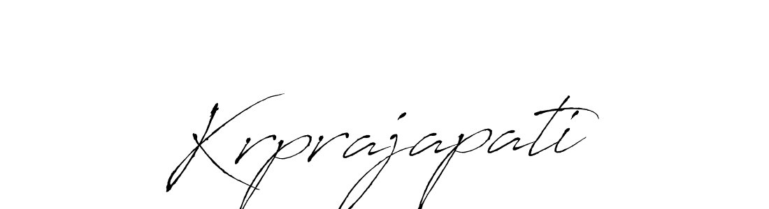 Antro_Vectra is a professional signature style that is perfect for those who want to add a touch of class to their signature. It is also a great choice for those who want to make their signature more unique. Get Krprajapati name to fancy signature for free. Krprajapati signature style 6 images and pictures png