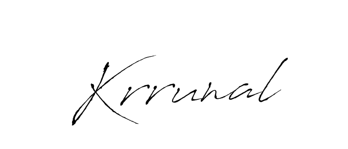 How to make Krrunal signature? Antro_Vectra is a professional autograph style. Create handwritten signature for Krrunal name. Krrunal signature style 6 images and pictures png