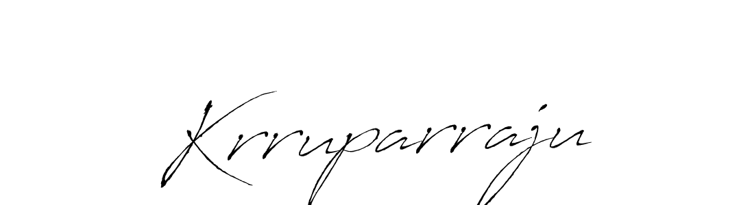 The best way (Antro_Vectra) to make a short signature is to pick only two or three words in your name. The name Krruparraju include a total of six letters. For converting this name. Krruparraju signature style 6 images and pictures png