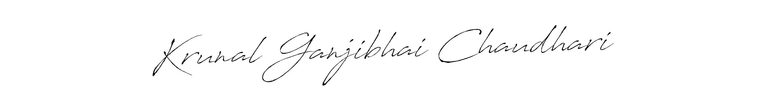 See photos of Krunal Ganjibhai Chaudhari official signature by Spectra . Check more albums & portfolios. Read reviews & check more about Antro_Vectra font. Krunal Ganjibhai Chaudhari signature style 6 images and pictures png