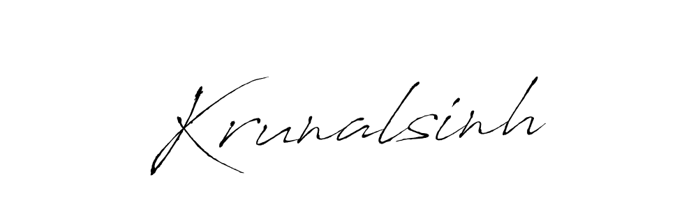 Use a signature maker to create a handwritten signature online. With this signature software, you can design (Antro_Vectra) your own signature for name Krunalsinh. Krunalsinh signature style 6 images and pictures png