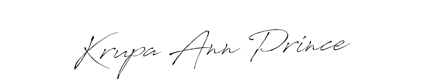 Also You can easily find your signature by using the search form. We will create Krupa Ann Prince name handwritten signature images for you free of cost using Antro_Vectra sign style. Krupa Ann Prince signature style 6 images and pictures png