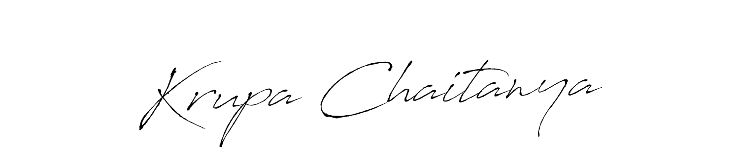 Once you've used our free online signature maker to create your best signature Antro_Vectra style, it's time to enjoy all of the benefits that Krupa Chaitanya name signing documents. Krupa Chaitanya signature style 6 images and pictures png