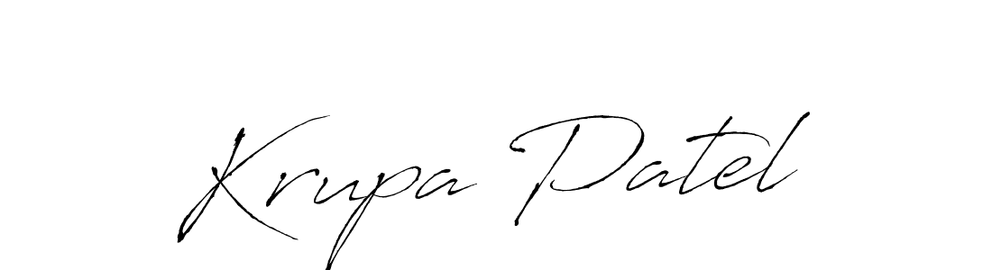 It looks lik you need a new signature style for name Krupa Patel. Design unique handwritten (Antro_Vectra) signature with our free signature maker in just a few clicks. Krupa Patel signature style 6 images and pictures png