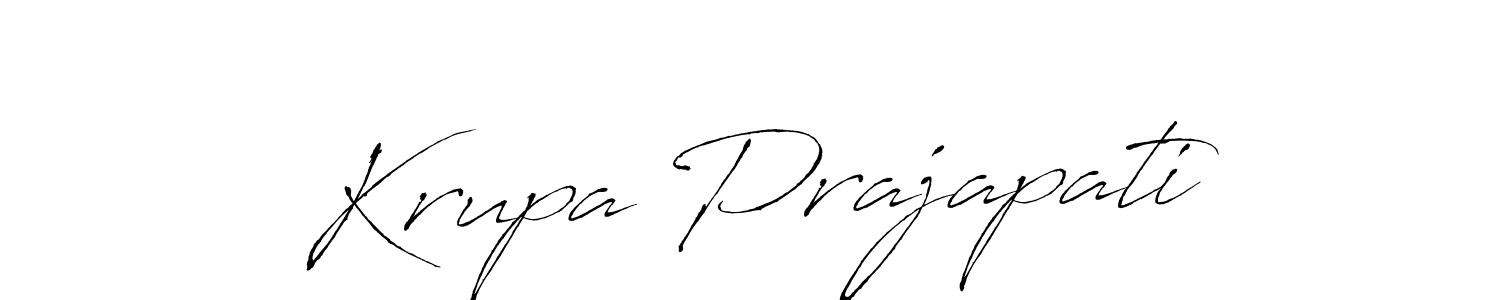 Similarly Antro_Vectra is the best handwritten signature design. Signature creator online .You can use it as an online autograph creator for name Krupa Prajapati. Krupa Prajapati signature style 6 images and pictures png