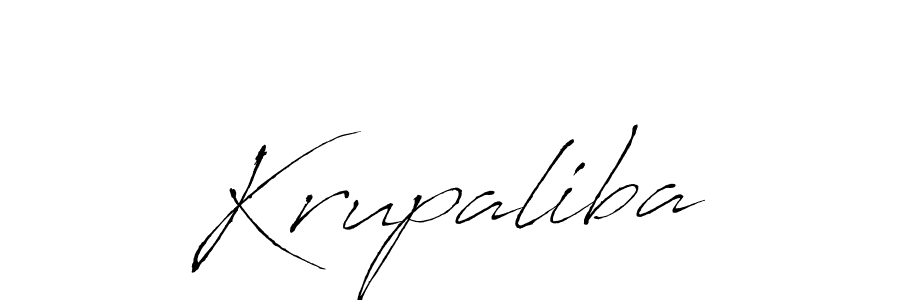 How to make Krupaliba name signature. Use Antro_Vectra style for creating short signs online. This is the latest handwritten sign. Krupaliba signature style 6 images and pictures png