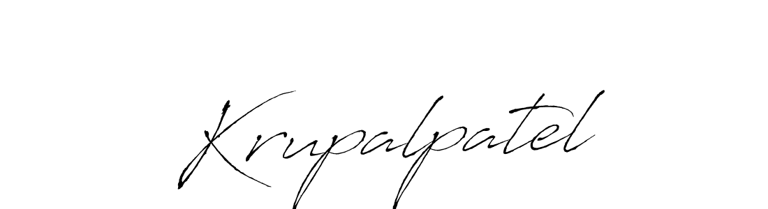 Use a signature maker to create a handwritten signature online. With this signature software, you can design (Antro_Vectra) your own signature for name Krupalpatel. Krupalpatel signature style 6 images and pictures png