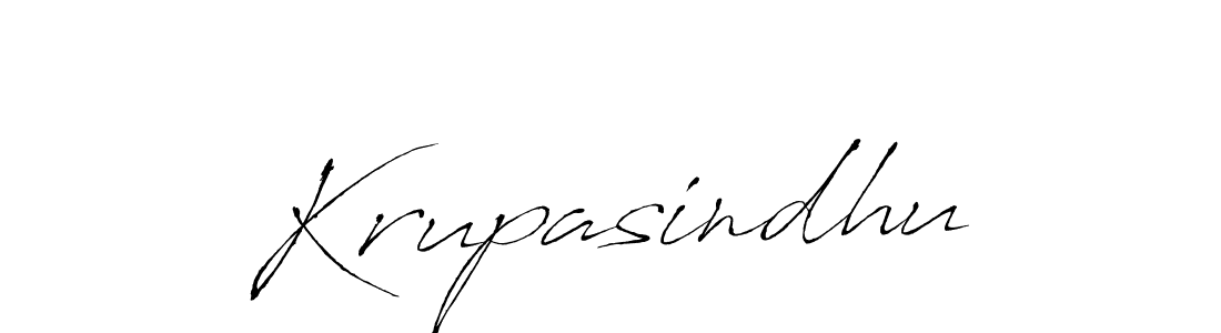 Create a beautiful signature design for name Krupasindhu. With this signature (Antro_Vectra) fonts, you can make a handwritten signature for free. Krupasindhu signature style 6 images and pictures png