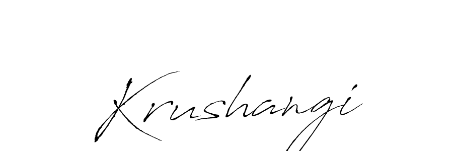 This is the best signature style for the Krushangi name. Also you like these signature font (Antro_Vectra). Mix name signature. Krushangi signature style 6 images and pictures png