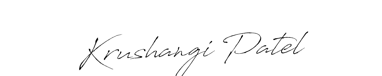 Make a beautiful signature design for name Krushangi Patel. Use this online signature maker to create a handwritten signature for free. Krushangi Patel signature style 6 images and pictures png