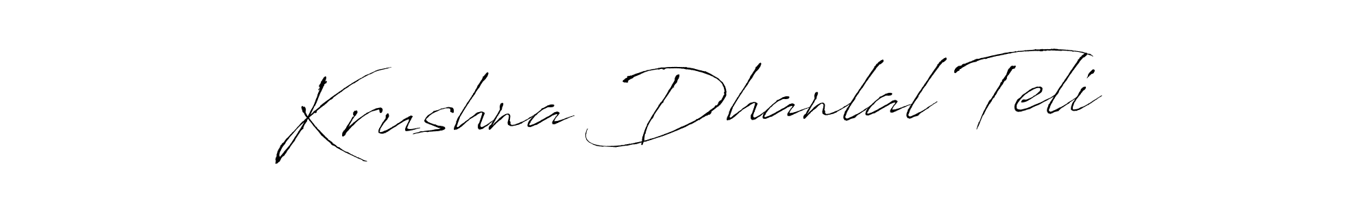 How to Draw Krushna Dhanlal Teli signature style? Antro_Vectra is a latest design signature styles for name Krushna Dhanlal Teli. Krushna Dhanlal Teli signature style 6 images and pictures png