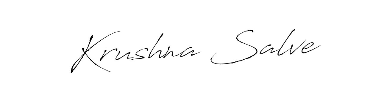 Similarly Antro_Vectra is the best handwritten signature design. Signature creator online .You can use it as an online autograph creator for name Krushna Salve. Krushna Salve signature style 6 images and pictures png