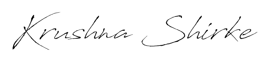 Turn your name Krushna Shirke into a signature brand with Antro_Vectra styling. Download in standard PNG or transparent format anytime. Krushna Shirke signature style 6 images and pictures png