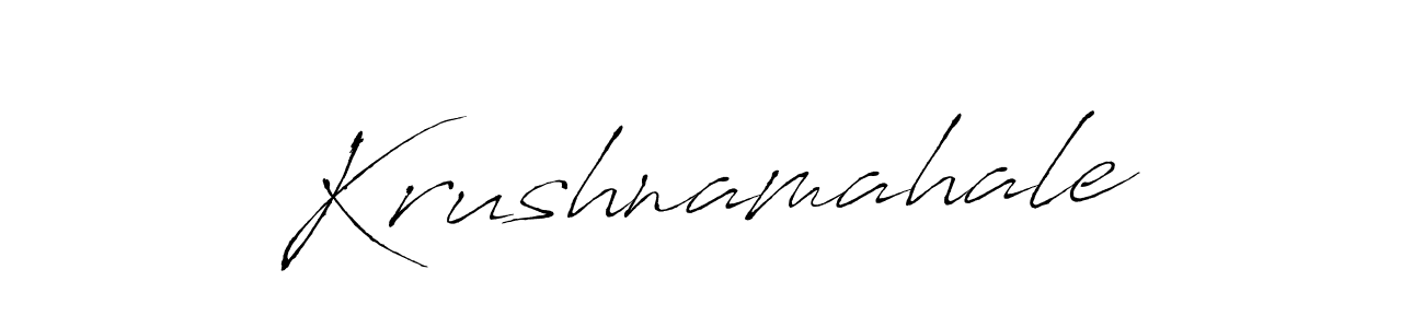 Antro_Vectra is a professional signature style that is perfect for those who want to add a touch of class to their signature. It is also a great choice for those who want to make their signature more unique. Get Krushnamahale name to fancy signature for free. Krushnamahale signature style 6 images and pictures png
