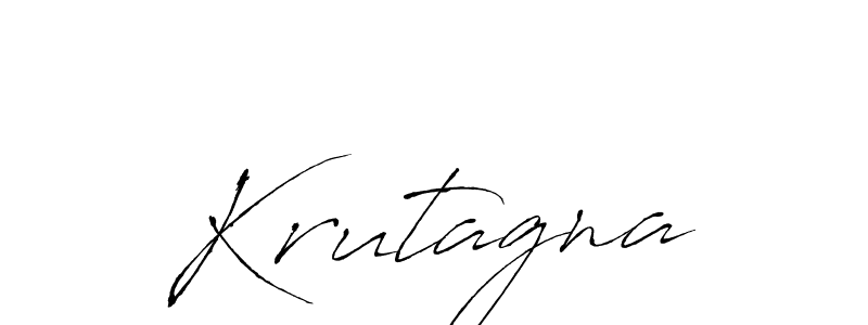 Also we have Krutagna name is the best signature style. Create professional handwritten signature collection using Antro_Vectra autograph style. Krutagna signature style 6 images and pictures png