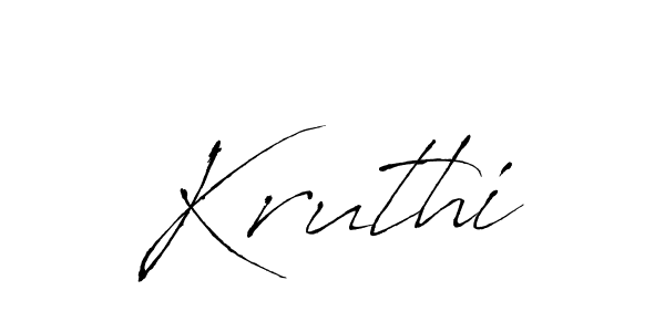 Kruthi stylish signature style. Best Handwritten Sign (Antro_Vectra) for my name. Handwritten Signature Collection Ideas for my name Kruthi. Kruthi signature style 6 images and pictures png