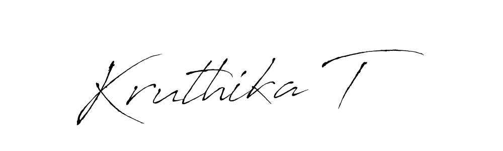 Here are the top 10 professional signature styles for the name Kruthika T. These are the best autograph styles you can use for your name. Kruthika T signature style 6 images and pictures png