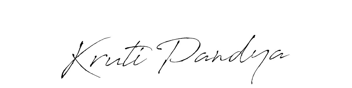 Use a signature maker to create a handwritten signature online. With this signature software, you can design (Antro_Vectra) your own signature for name Kruti Pandya. Kruti Pandya signature style 6 images and pictures png