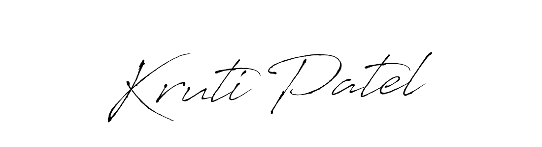 Use a signature maker to create a handwritten signature online. With this signature software, you can design (Antro_Vectra) your own signature for name Kruti Patel. Kruti Patel signature style 6 images and pictures png