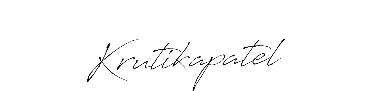 if you are searching for the best signature style for your name Krutikapatel. so please give up your signature search. here we have designed multiple signature styles  using Antro_Vectra. Krutikapatel signature style 6 images and pictures png