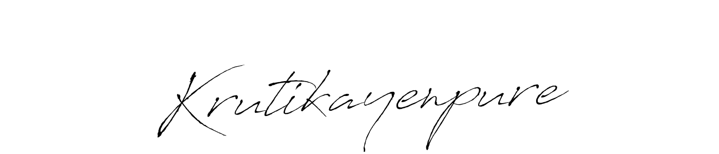 Also You can easily find your signature by using the search form. We will create Krutikayenpure name handwritten signature images for you free of cost using Antro_Vectra sign style. Krutikayenpure signature style 6 images and pictures png