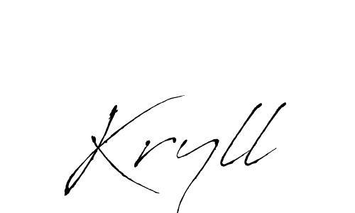 Create a beautiful signature design for name Kryll. With this signature (Antro_Vectra) fonts, you can make a handwritten signature for free. Kryll signature style 6 images and pictures png