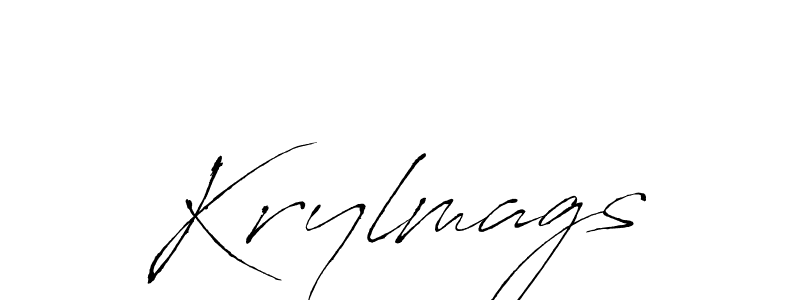 How to Draw Krylmags signature style? Antro_Vectra is a latest design signature styles for name Krylmags. Krylmags signature style 6 images and pictures png