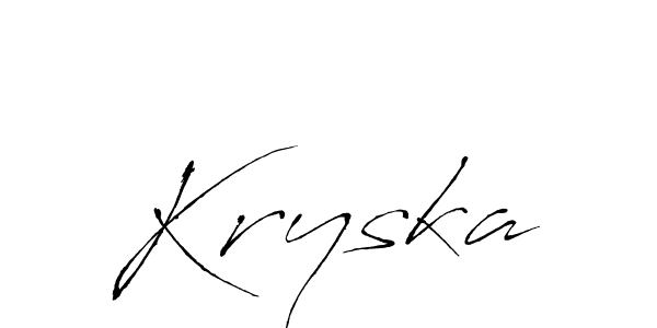 It looks lik you need a new signature style for name Kryska. Design unique handwritten (Antro_Vectra) signature with our free signature maker in just a few clicks. Kryska signature style 6 images and pictures png