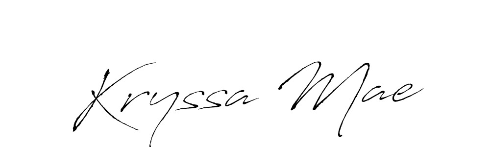You should practise on your own different ways (Antro_Vectra) to write your name (Kryssa Mae) in signature. don't let someone else do it for you. Kryssa Mae signature style 6 images and pictures png