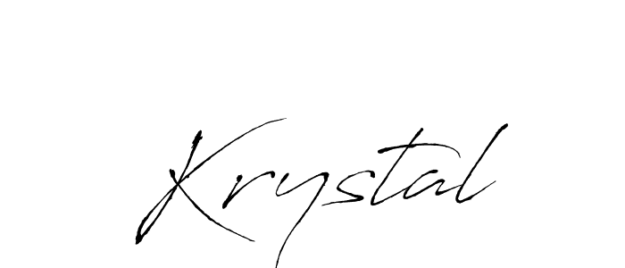 Make a beautiful signature design for name Krystal. With this signature (Antro_Vectra) style, you can create a handwritten signature for free. Krystal signature style 6 images and pictures png