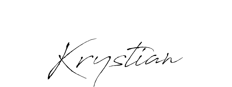 Also we have Krystian name is the best signature style. Create professional handwritten signature collection using Antro_Vectra autograph style. Krystian signature style 6 images and pictures png
