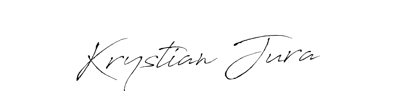 How to make Krystian Jura signature? Antro_Vectra is a professional autograph style. Create handwritten signature for Krystian Jura name. Krystian Jura signature style 6 images and pictures png