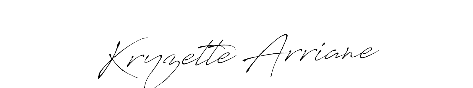 See photos of Kryzette Arriane official signature by Spectra . Check more albums & portfolios. Read reviews & check more about Antro_Vectra font. Kryzette Arriane signature style 6 images and pictures png