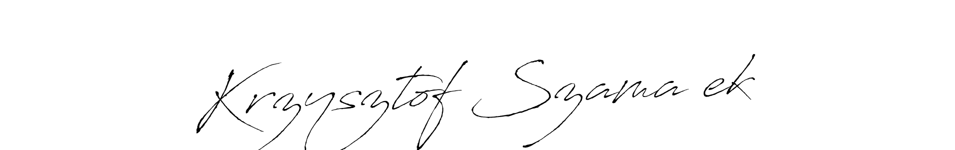 Also we have Krzysztof Szamałek name is the best signature style. Create professional handwritten signature collection using Antro_Vectra autograph style. Krzysztof Szamałek signature style 6 images and pictures png