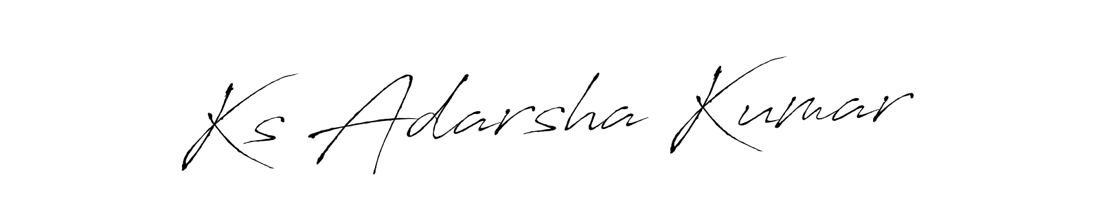 Once you've used our free online signature maker to create your best signature Antro_Vectra style, it's time to enjoy all of the benefits that Ks Adarsha Kumar name signing documents. Ks Adarsha Kumar signature style 6 images and pictures png