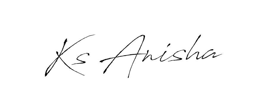 It looks lik you need a new signature style for name Ks Anisha. Design unique handwritten (Antro_Vectra) signature with our free signature maker in just a few clicks. Ks Anisha signature style 6 images and pictures png